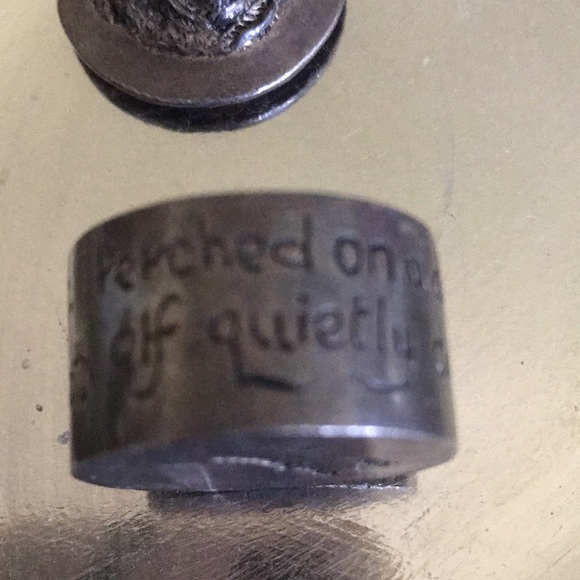 “Silver scenes” 91 silver plate fairy box,  Trinket box, fairies and mushrooms - Picture 2 of 11